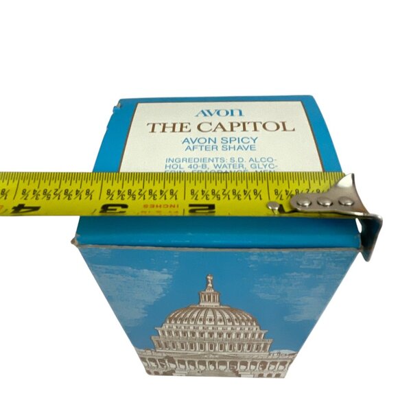 Avon 1976 "The Capitol" Bicentennial Grandpacore Spicy After Shave Collectible - Picture 5 of 9